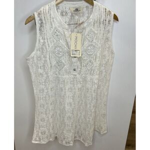 New !! Mochy Cream Swimsuit Coverup Lacey/‎ Size M / L